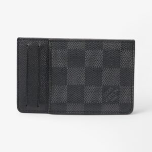 Louis Vuitton Card holder Damier Graphite Coated Canvas | AlmaBagz
