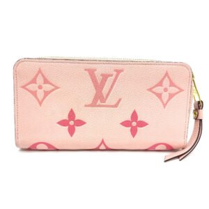 LOUIS VUITTON Long Wallet Purse M80403 Monogram Ann Platt Leather pink Monogram Unplant By the pool Women Used | AlmaBagz