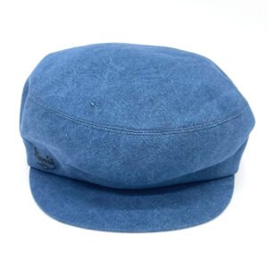 HERMES hat hemp blue Casquette Women 56 Used | AlmaBagz