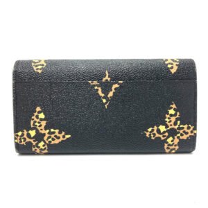 LOUIS VUITTON Long Wallet Purse M67875 Monogram canvas black Monogram jungle Portefeuille Sarah Women Used | AlmaBagz