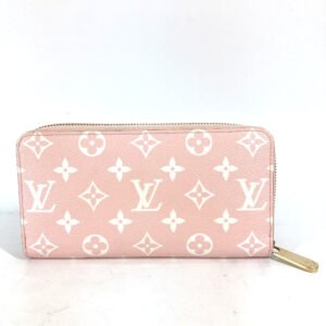 LOUIS VUITTON Long Wallet Purse M67550  Monogram giant canvas Pink x red Monogram Giant Zippy wallet | AlmaBagz