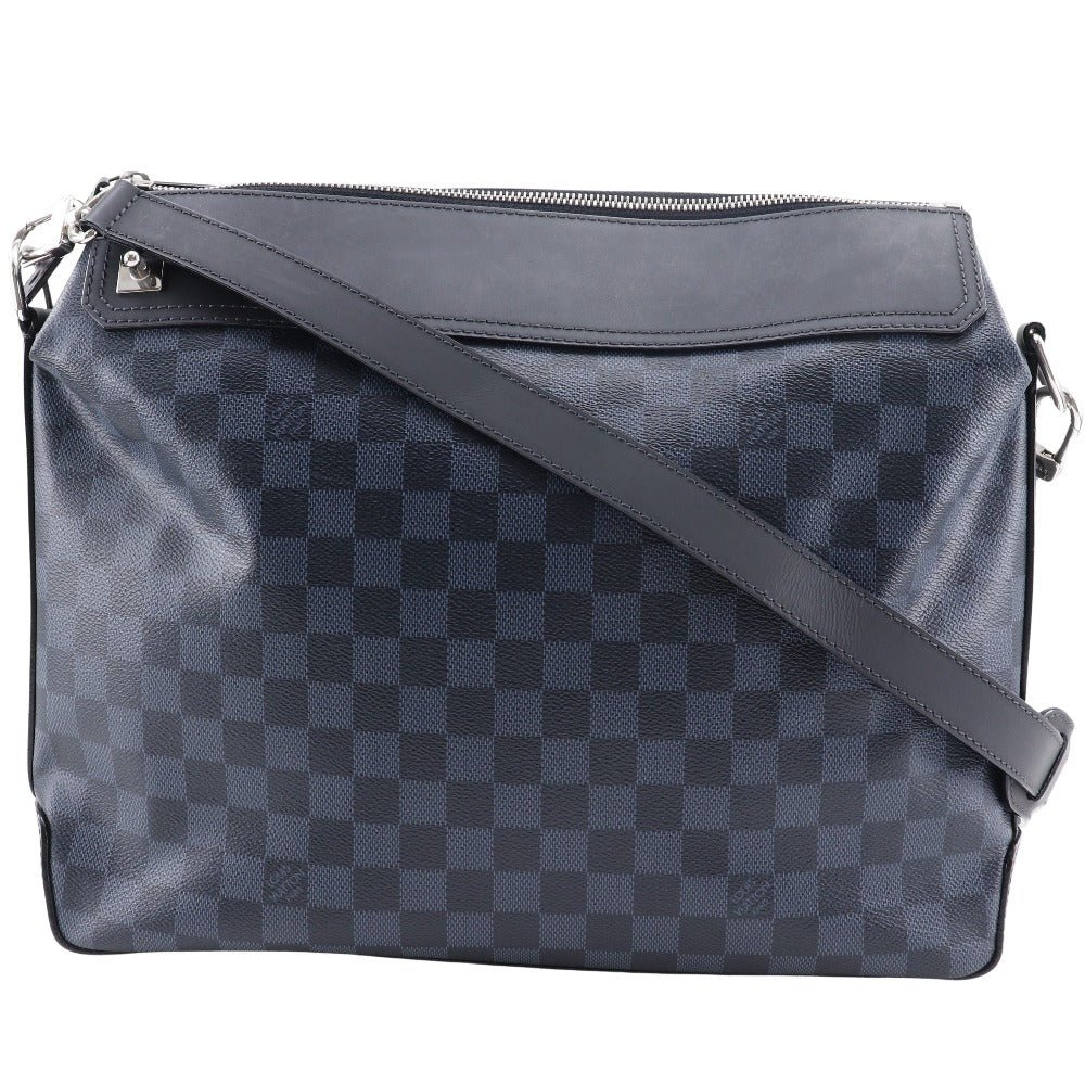 LOUIS VUITTON Shoulder Bag N41348 Damier Cobalt Black / navy Messenger Greenwich | AlmaBagz - Image 10