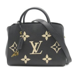 Louis Vuitton Montaigne BB Bicolor Monogram Empreinte Giant | AlmaBagz