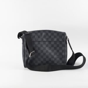 Louis Vuitton Small Men Messenger Crossbody Bag Damier Eclipse | AlmaBagz