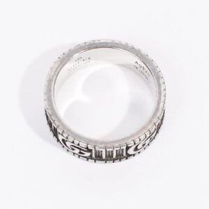 Gucci GG Marmont Ring Silver Silver Sterling 10 | AlmaBagz