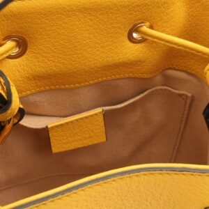 Gucci Ophidia Bucket Bag - Flora Canvas / Yellow (NWT) | AlmaBagz