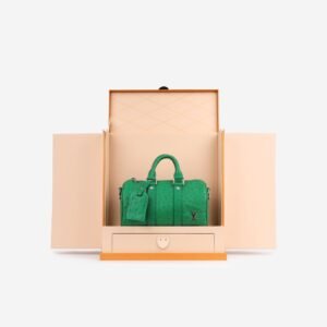 Louis Vuitton Keepall 25 - Vert Ostrich (NWT) | AlmaBagz