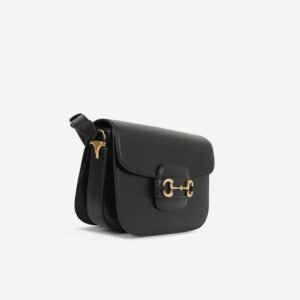 Gucci Gucci - 1995 Horsebit Shoulder Bag - Black Calfskin GHW - Unused | AlmaBagz