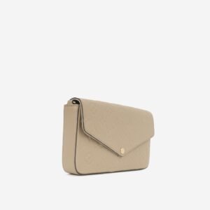 Louis Vuitton Louis Vuitton - Pochette Félicie - Dune Empreinte GHW - | AlmaBagz