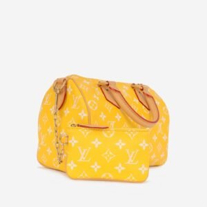 Louis Vuitton Louis Vuitton - Speedy P9 Bandoulière 25 - Yellow Monogram Taurillon GHW - Brand New | AlmaBagz