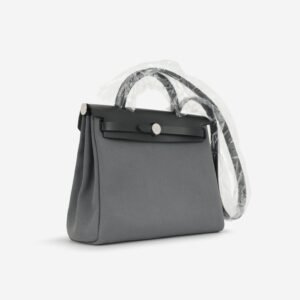 Hermès Hermes - Herbag 31 - Ardoise Toile / Noir Hunter PHW - Brand New - 2024 | AlmaBagz