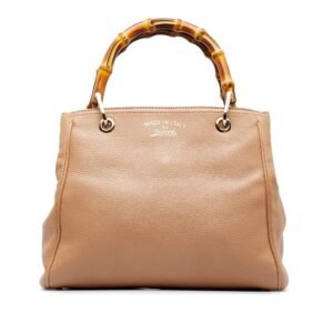 Gucci Bamboo Shopper Small Light Brown | AlmaBagz