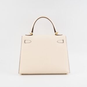 Hermes Kelly 25 Epsom Nata U Stamp (2022) | AlmaBagz