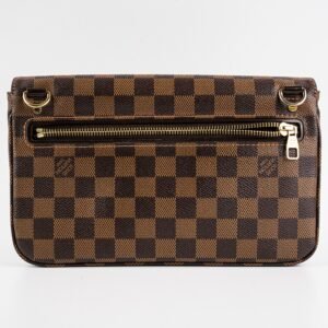 Louis Vuitton Huxton PM Damier Ebene Crossbody Bag | AlmaBagz