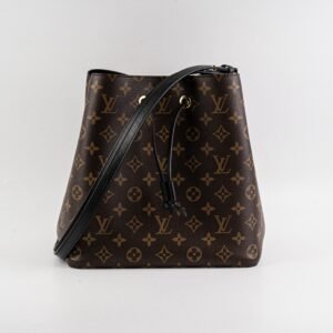 Louis Vuitton Neo Noe Black Monogram Shoulder Bag | AlmaBagz