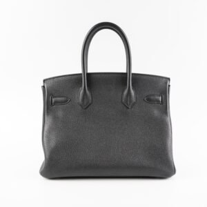 Hermes Birkin 30 Togo Black Noir D Stamp | AlmaBagz