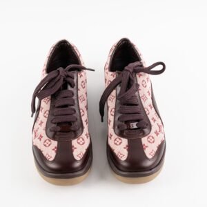 Louis Vuitton Monogram Mini Lin Sneakers Size 35.5 | AlmaBagz