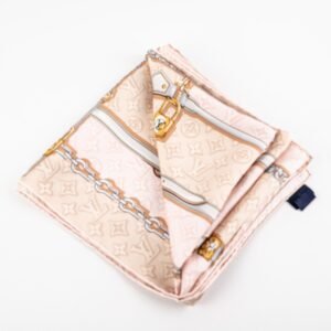 Louis Vuitton  Carre 90 x 90 Silk Scarf Light Pink | AlmaBagz