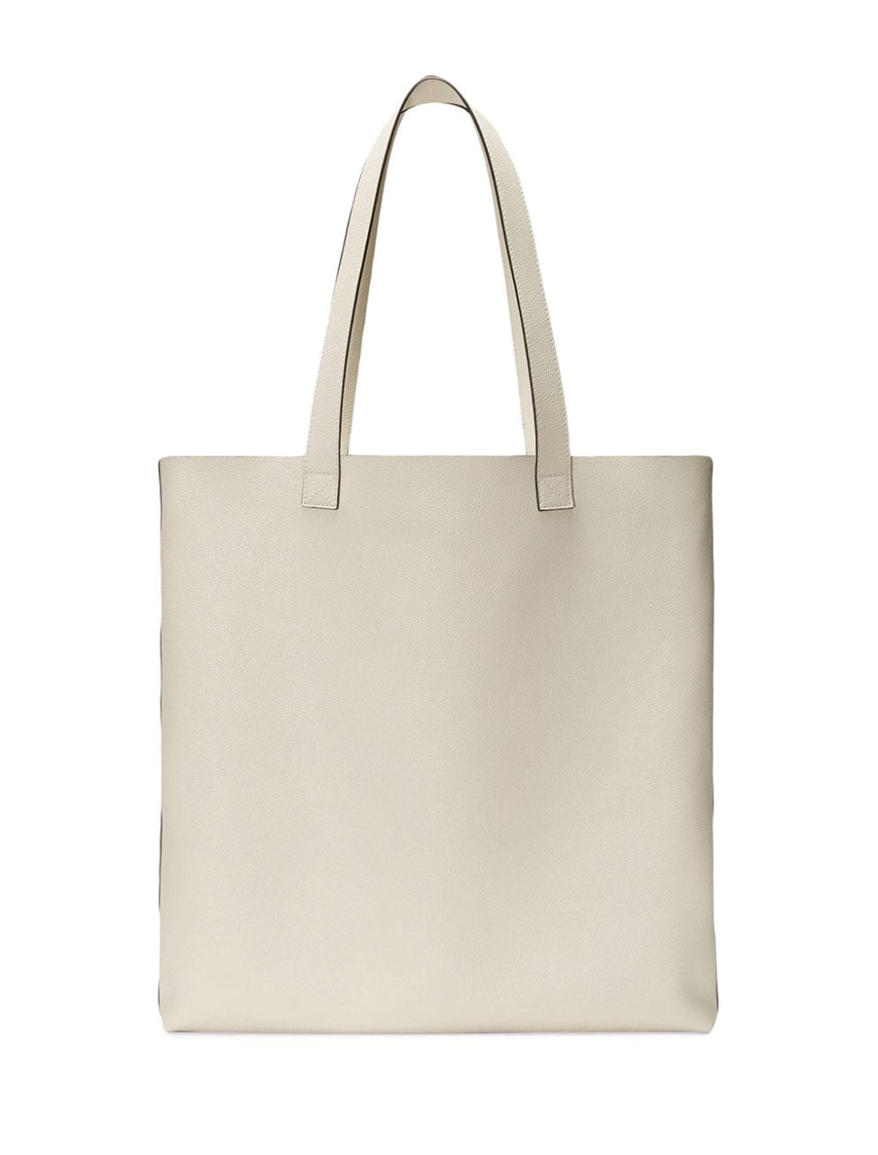 Gucci Logo Print Leather Tote Bag in White | AlmaBagz