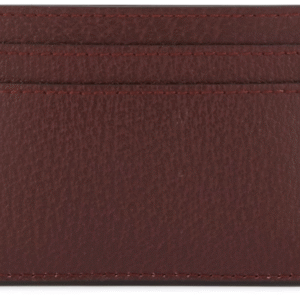 Gucci Ophidia GG Leather Cardholder in Burgundy | AlmaBagz