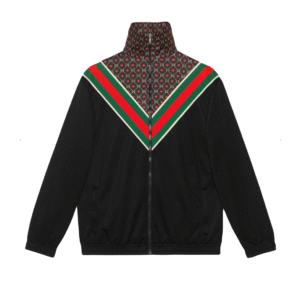 Gucci GG Star Print Track Jacket in Black | AlmaBagz