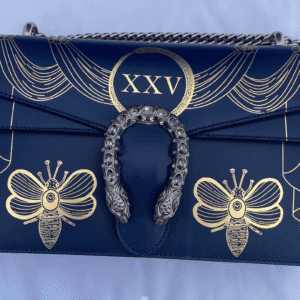 Gucci Dionysus Hand Painted Shoulder Bag in Blue Agate | AlmaBagz