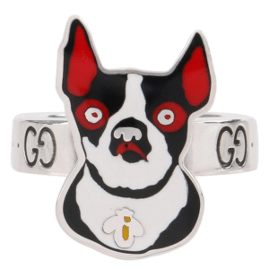 Gucci Orso Dog Ring in Sterling Silver | AlmaBagz