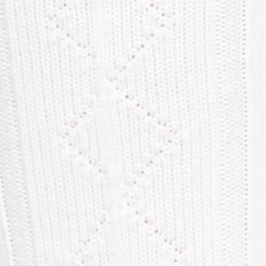 Gucci Wool Blend Knee High Socks with Bee Patch In Ivory | AlmaBagz