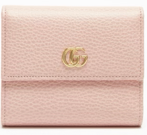 Gucci French Wallet in Pink Leather | AlmaBagz