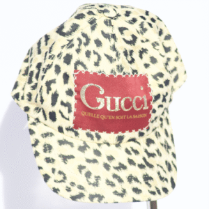 Gucci Leopard Print Baseball Cap | AlmaBagz