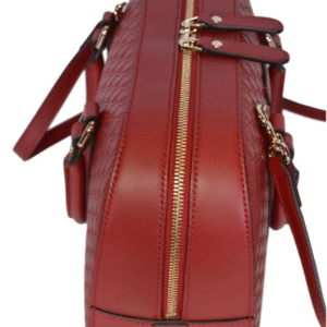 Gucci Microguccissima Medium Satchel in Red | AlmaBagz