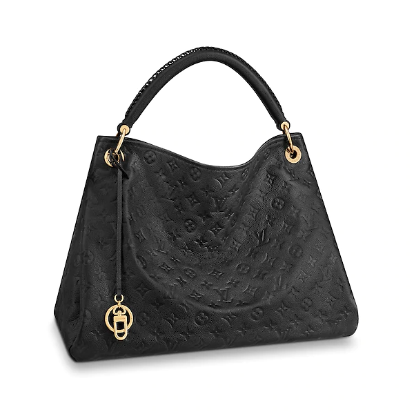 Louis Vuitton Artsy MM Monogram Empreinte Leather Noir | AlmaBagz
