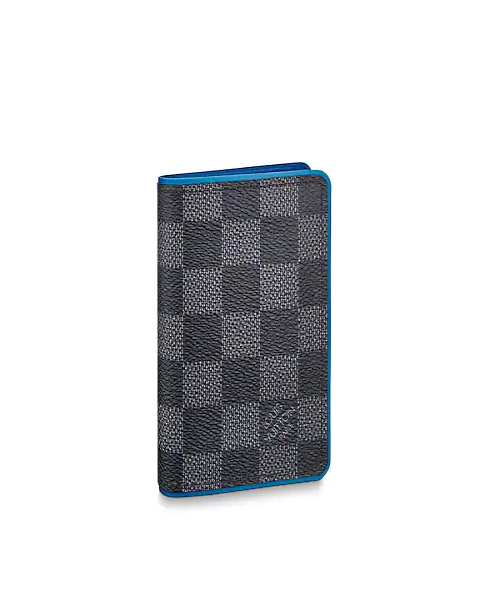 Louis Vuitton Pocket Organizer Damier Graphite Canvas Blue | AlmaBagz - Image 4