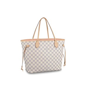 Louis Vuitton Neverfull MM Damier Azur Rose Ballerine | AlmaBagz