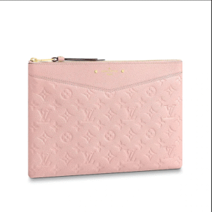 Louis Vuitton Daily Pouch Monogram Empreinte Rose Poudre | AlmaBagz