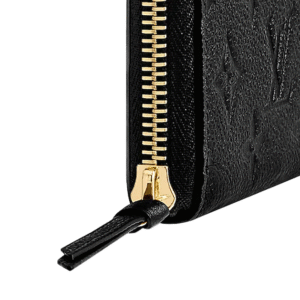 Louis Vuitton Clemence Wallet Monogram Empreinte Leather Noir | AlmaBagz