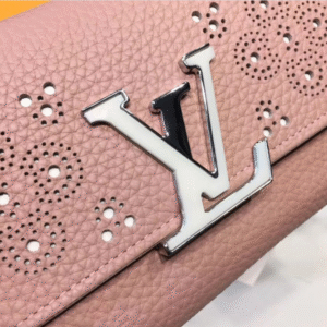 Louis Vuitton Compact Wallet Taurillion Leather Magnolia | AlmaBagz