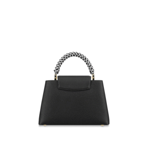 Louis Vuitton Capucine PM Handbag Taurillon Leather Noir/Blanc | AlmaBagz
