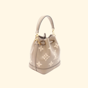 Louis Vuitton Nano Noe Monogram Amplant Tourterelle Claim Handbag | AlmaBagz