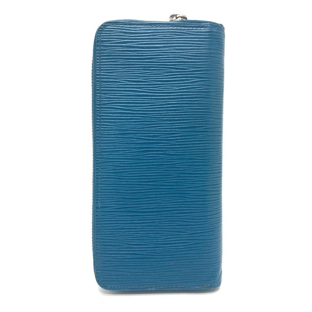 LOUIS VUITTON Long Wallet Purse M60966 Epi Leather blue Epi Zippy Wallet Vertical mens Used | AlmaBagz