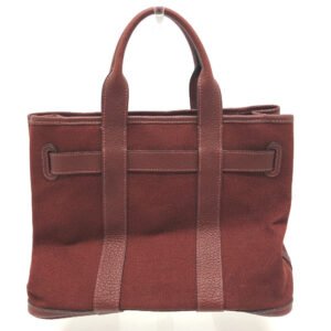 HERMES Tote Bag Canvas / leather Bordeaux Petite lettuce Women Used | AlmaBagz