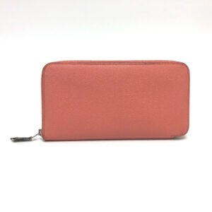 HERMES Long Wallet Purse Epsom Pink type Azap silk in Women Used | AlmaBagz