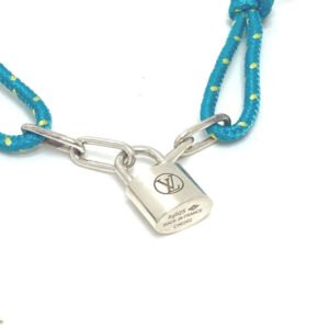 LOUIS VUITTON bracelet metal blue Bracelet Lockit Code | AlmaBagz