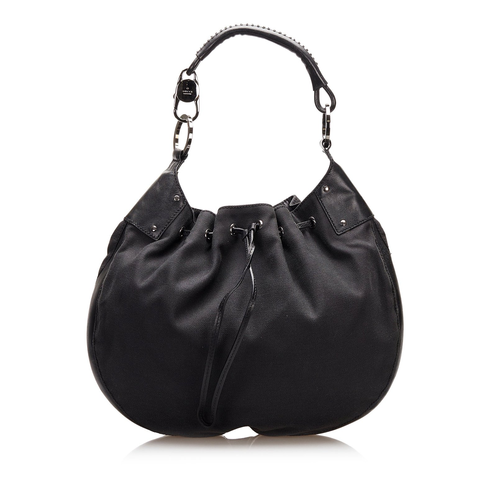 Gucci Nylon Drawstring Hobo Bag | AlmaBagz