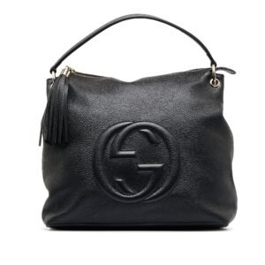 Gucci Soho Black Leather | AlmaBagz