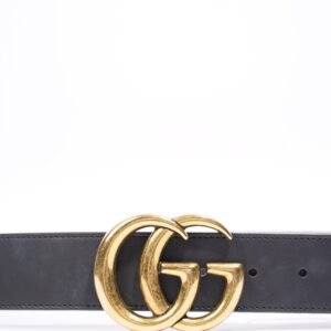Gucci GG Marmont Belt Black Leather 90cm 36" | AlmaBagz