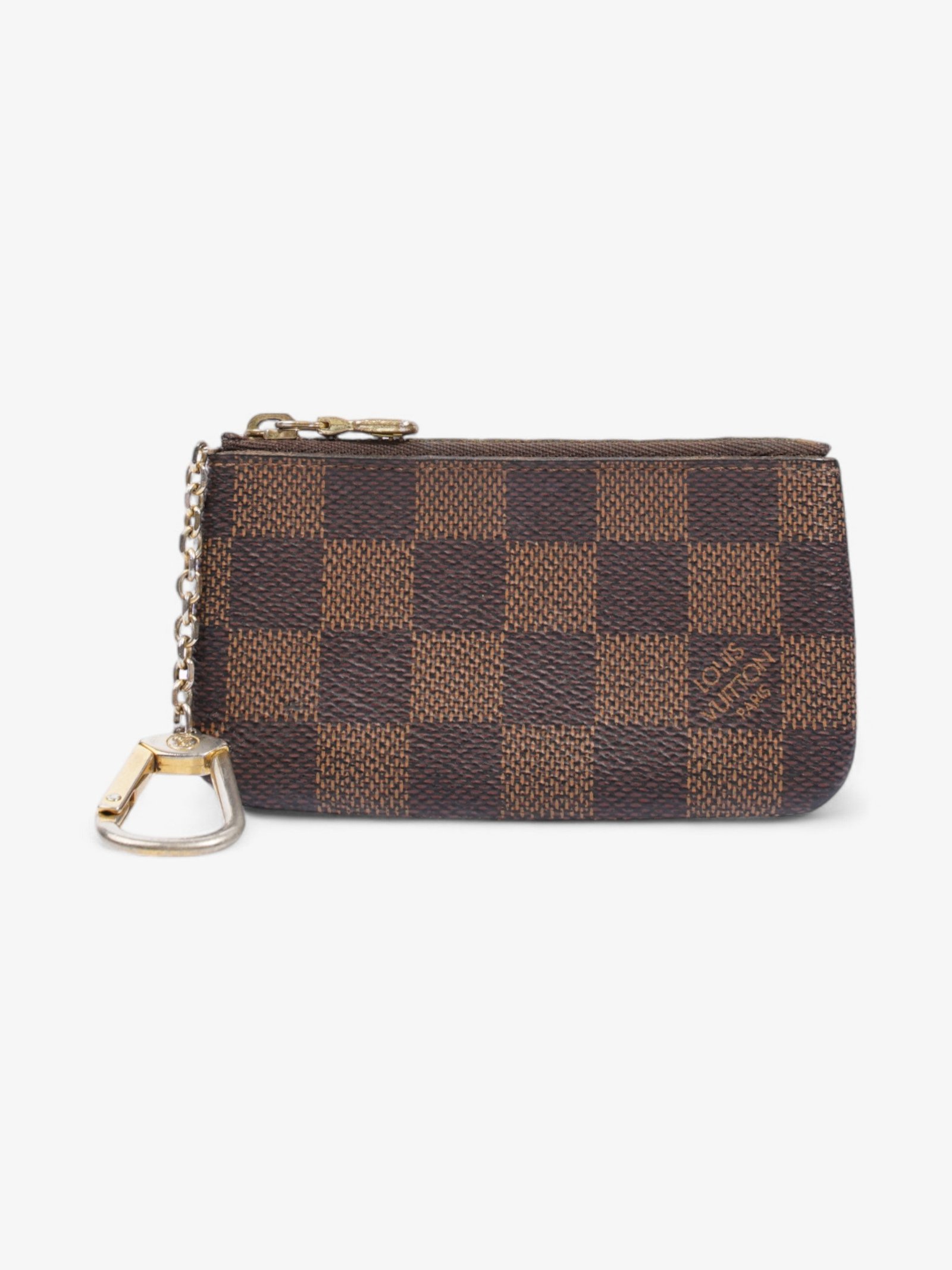 Louis Vuitton Pochette Cles Coin Purse Damier Ebene Coated Canvas | AlmaBagz - Image 7