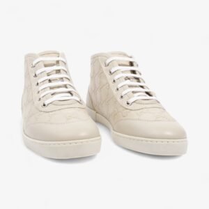 Gucci Guccissma High-tops Beige Leather EU 36 UK 3 | AlmaBagz