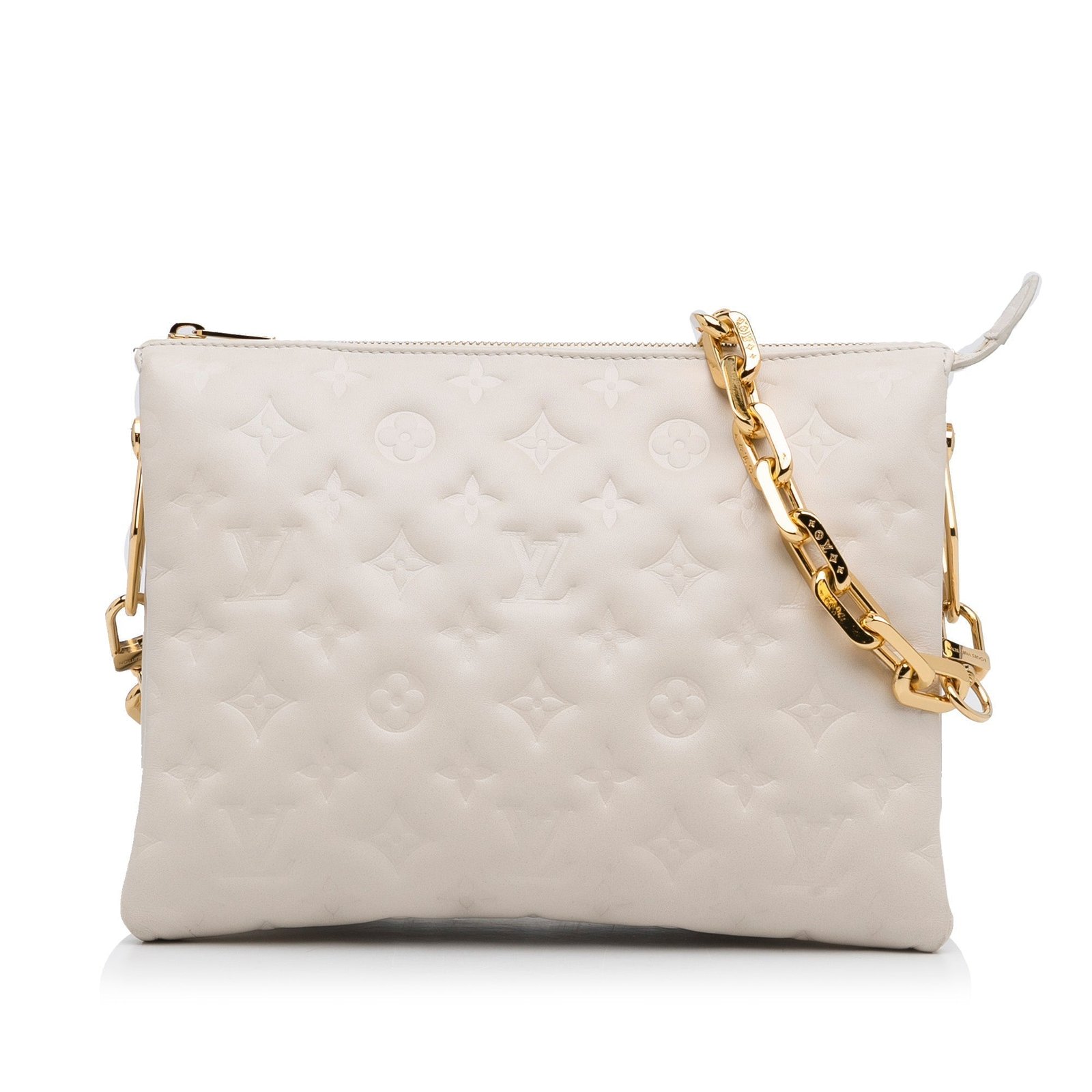 Louis Vuitton Coussin PM White Monogram Empreinte | AlmaBagz