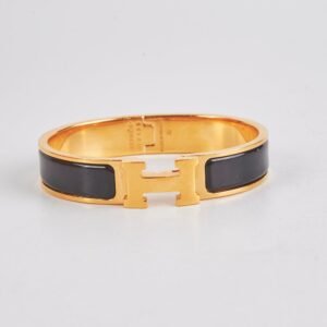 Hermes Clic H Bracelet Black | AlmaBagz